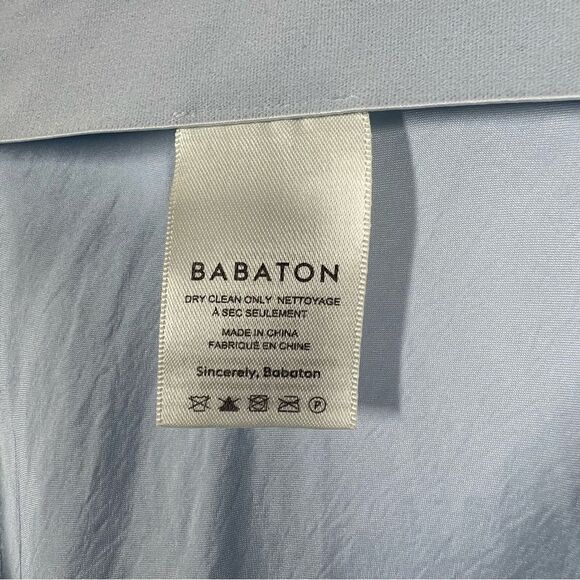 Babaton for Aritzia Women’s Size 16 Light Blue Japanese Satin Slip Midi Skirt - Picture 12 of 16